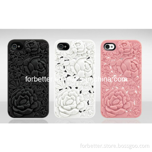 Silicone Flower Style Cover (for iPhone4-009)
